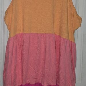 Terra & Sky Orange and Pink Dress